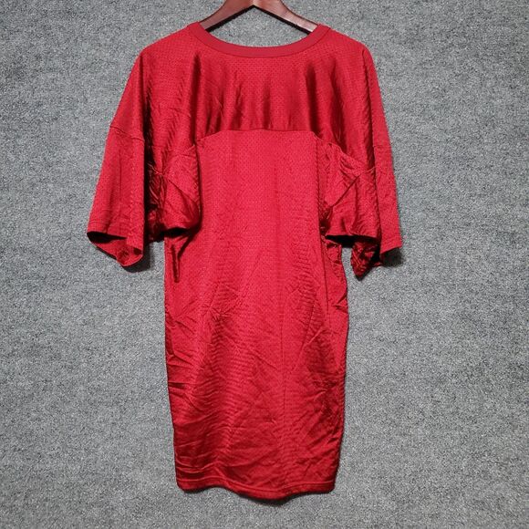 Russell Athletic Blank Jersey Mens Size Large Red Football Sports ON Field NFL - Picture 4 of 7
